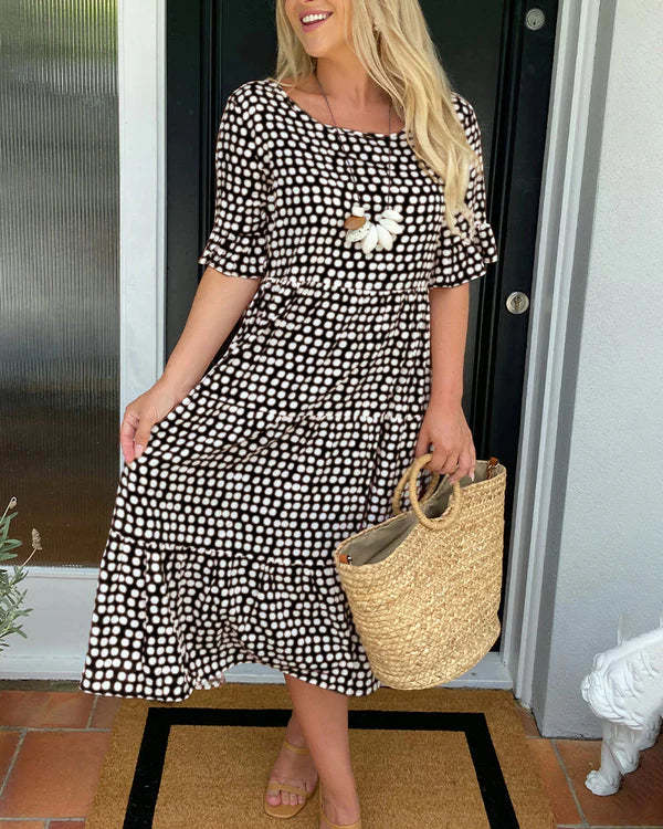 Women's Midi Dress – Black