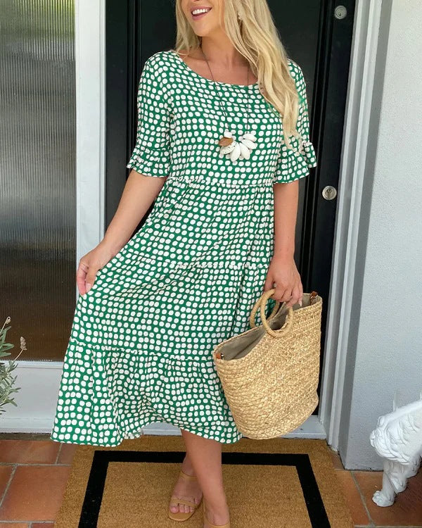 Women's Midi Dress – Green