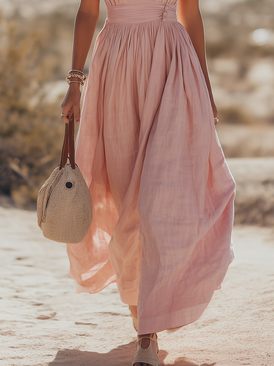 Women's Halter Maxi Dress