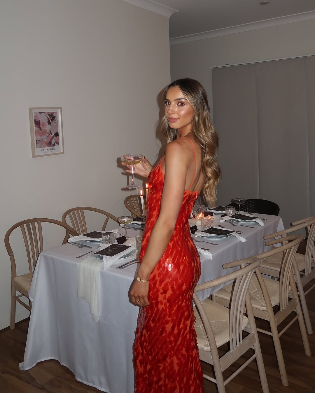 Women's V Neck Maxi Dress