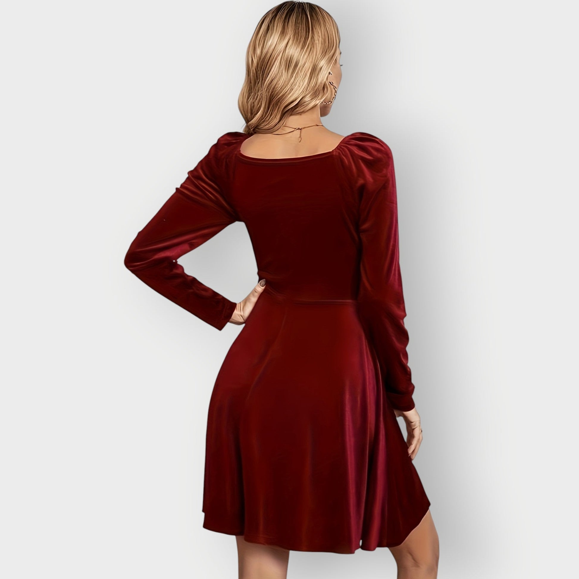 Women's V Neck Mini Dress