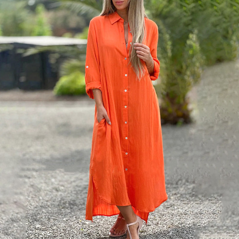 Women's Maxi Dress – Orange
