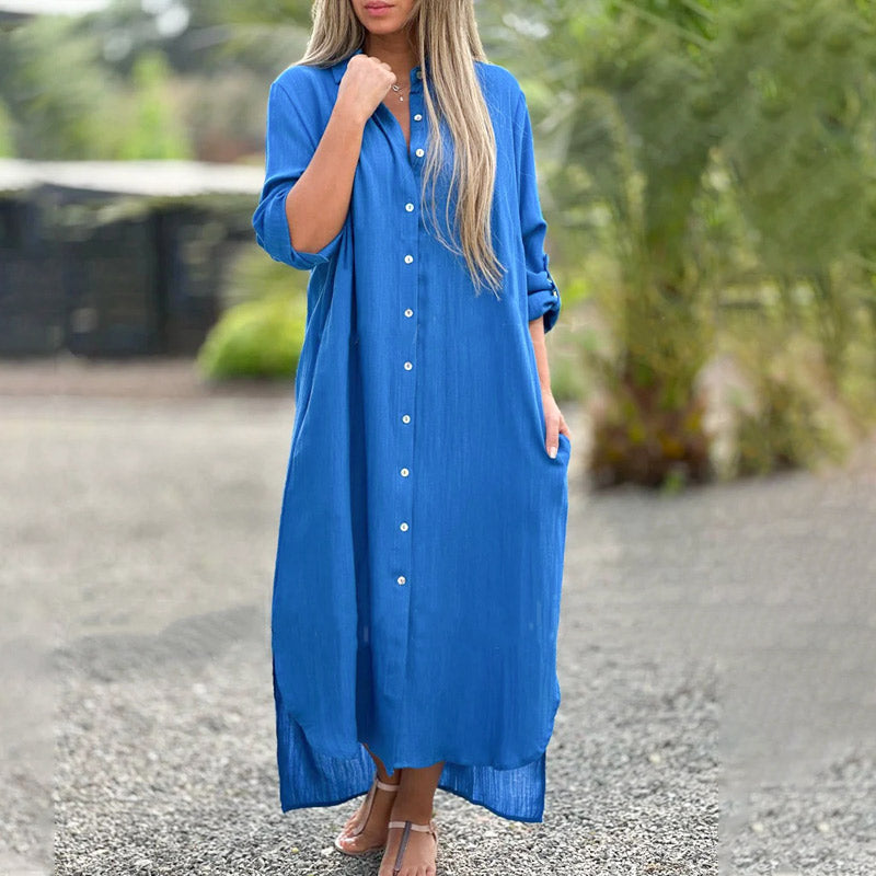 Women's Maxi Dress – Blue