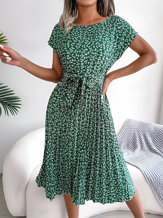 Women's Midi Dress – Green