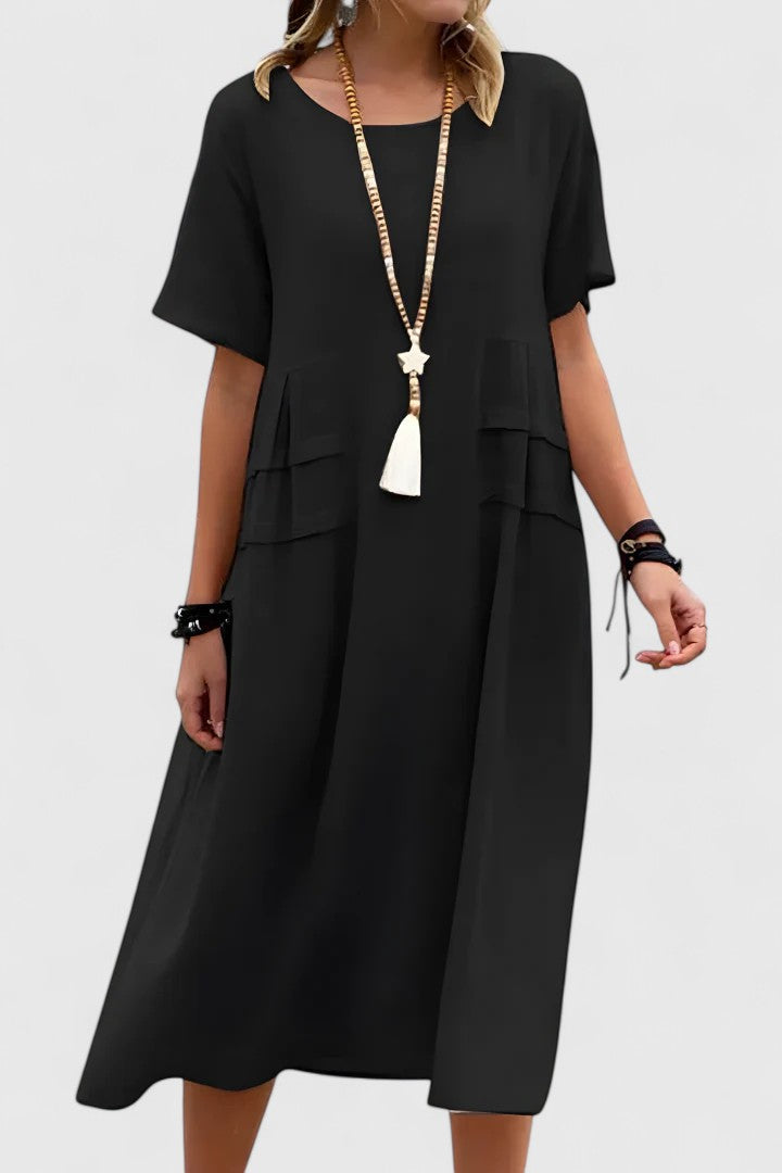 Women's Midi Dress – Black