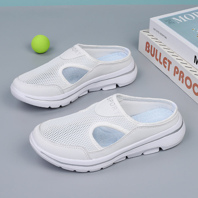Women's Slide Sandals – White