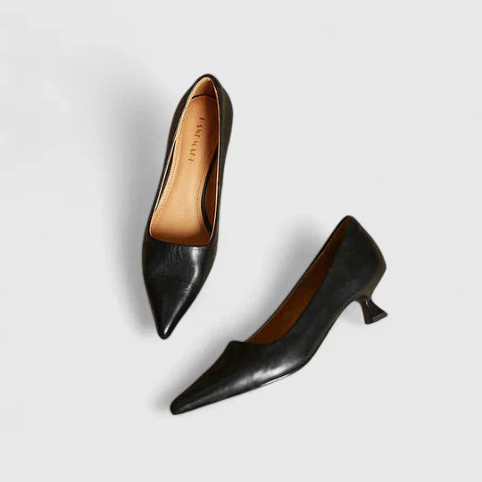 Women's Kitten Heel Pointed Toe Heels
