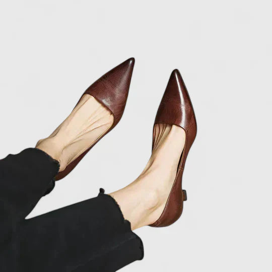 Women's Kitten Heel Pointed Toe Heels