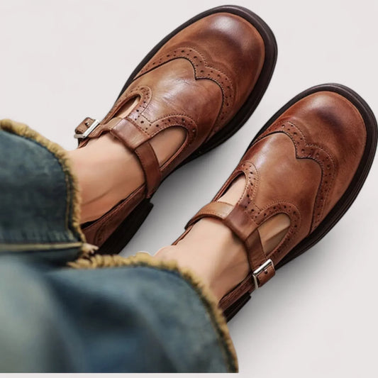 Women's Mary Janes – Brown