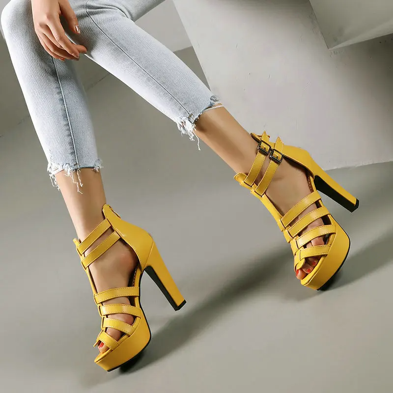 Women's Platform Heeled Sandals