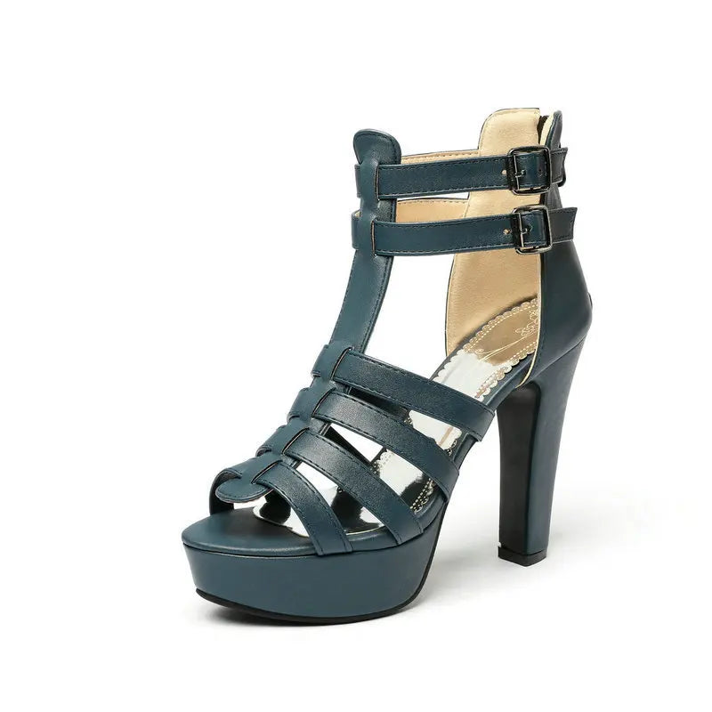 Women's Platform Heeled Sandals