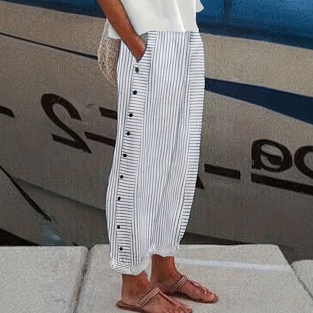Women's Wide Leg Pants – Grey