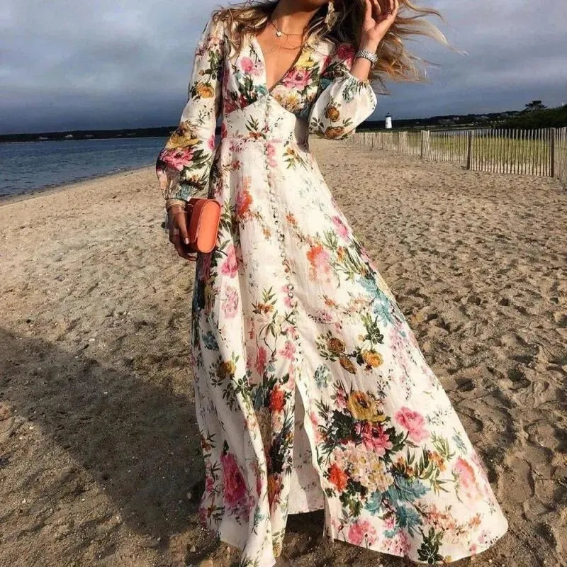 Women's Maxi Dress – White