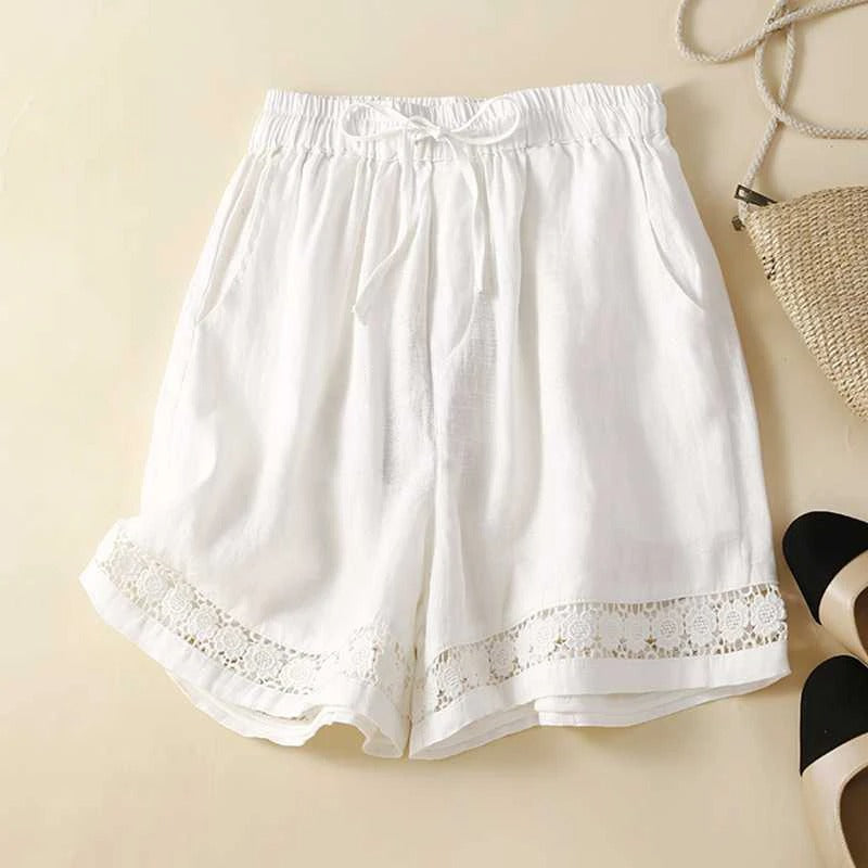 Women's Shorts – White
