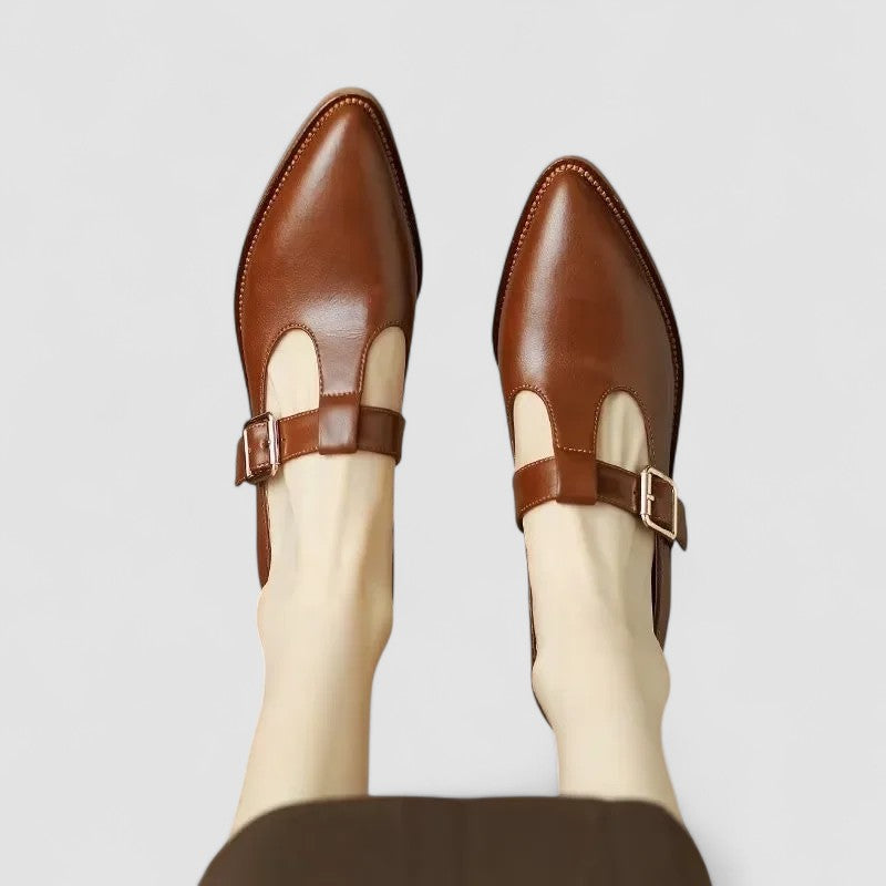 Women's Mary Janes – Brown