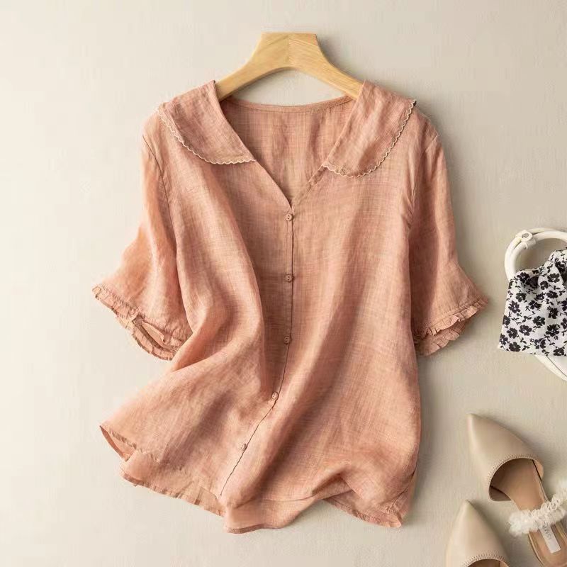 Women's Blouse – Peach
