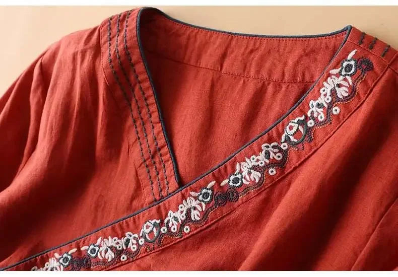 Women's Wrap Long Sleeve Blouse