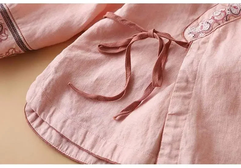 Women's Wrap Long Sleeve Blouse