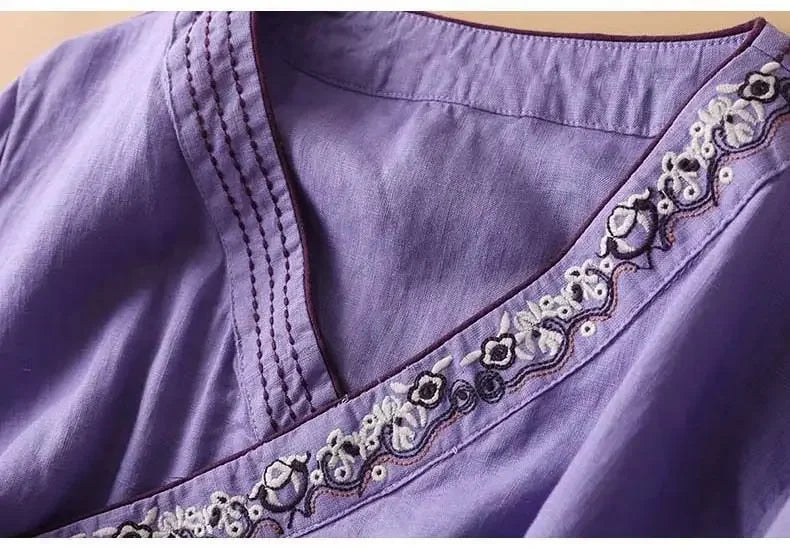 Women's Wrap Long Sleeve Blouse
