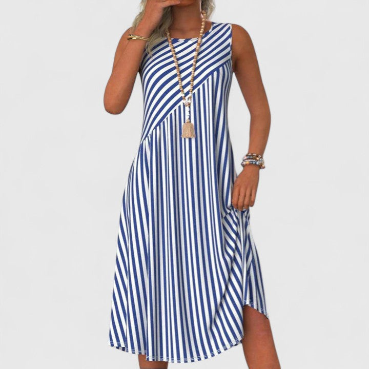 Women's Midi Dress – Blue