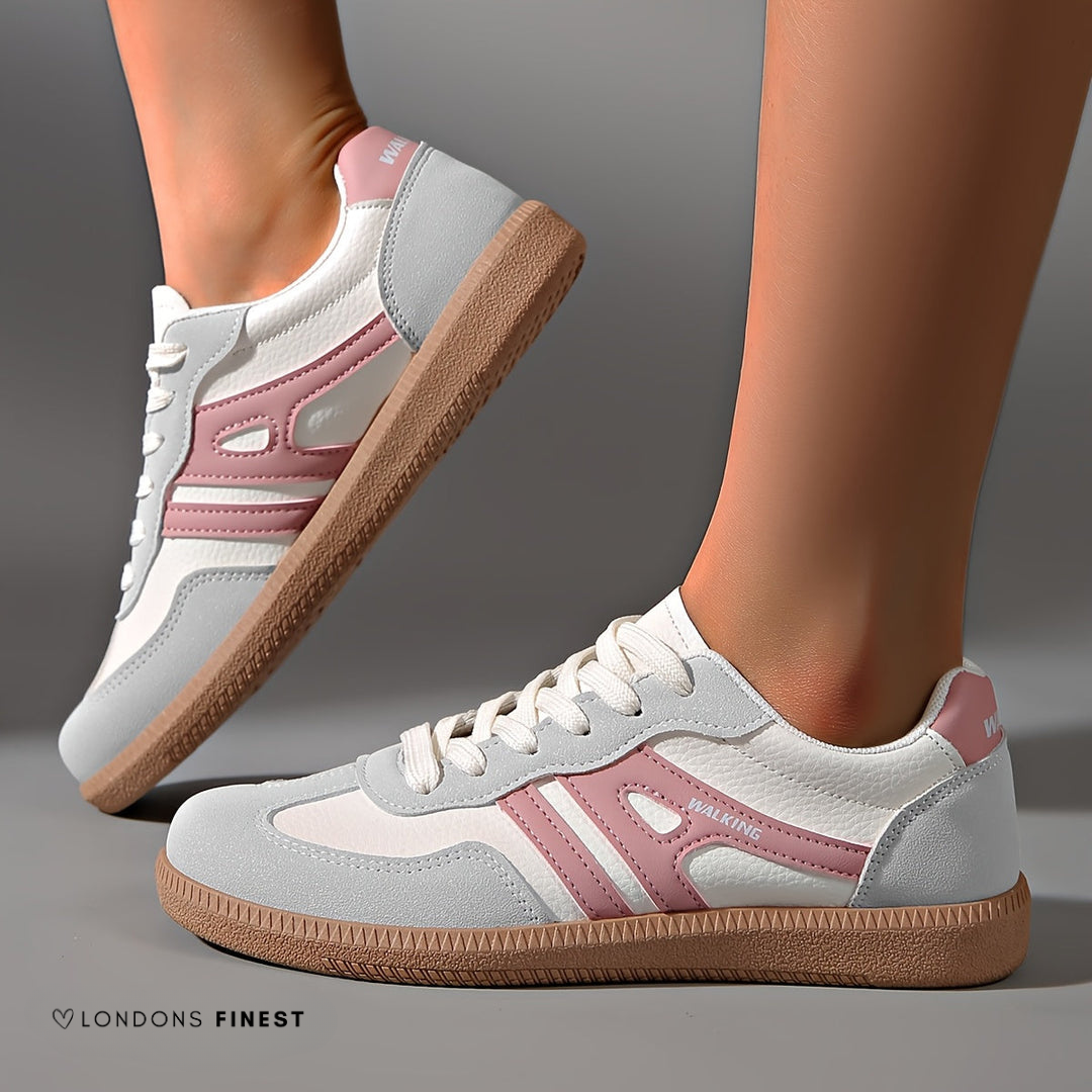 Women's Lace Up Sneakers – Grey