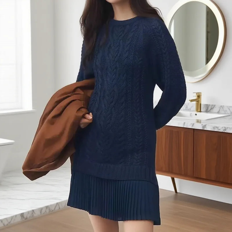 Women's Mini Dress – Dark Blue