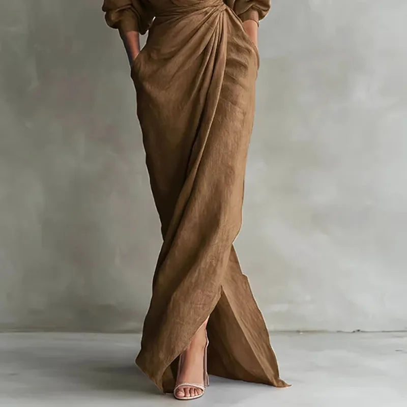 Women's Wrap Maxi Dress
