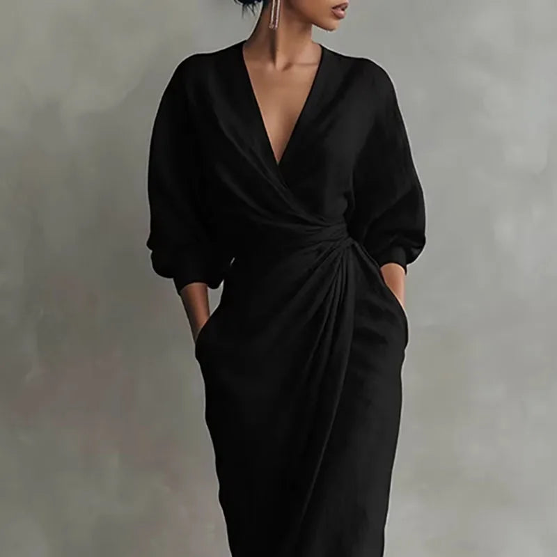 Women's Wrap Maxi Dress