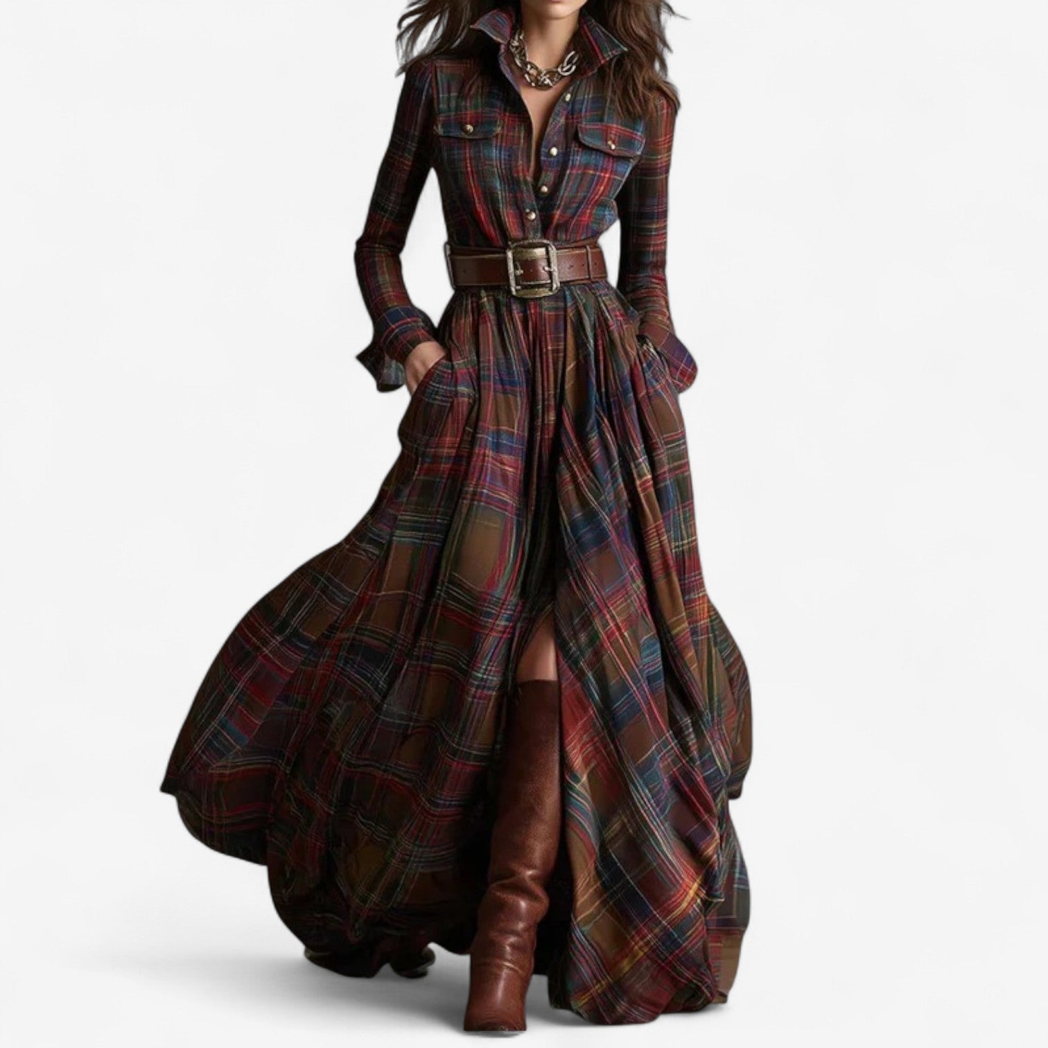 Women's Maxi Dress – Red