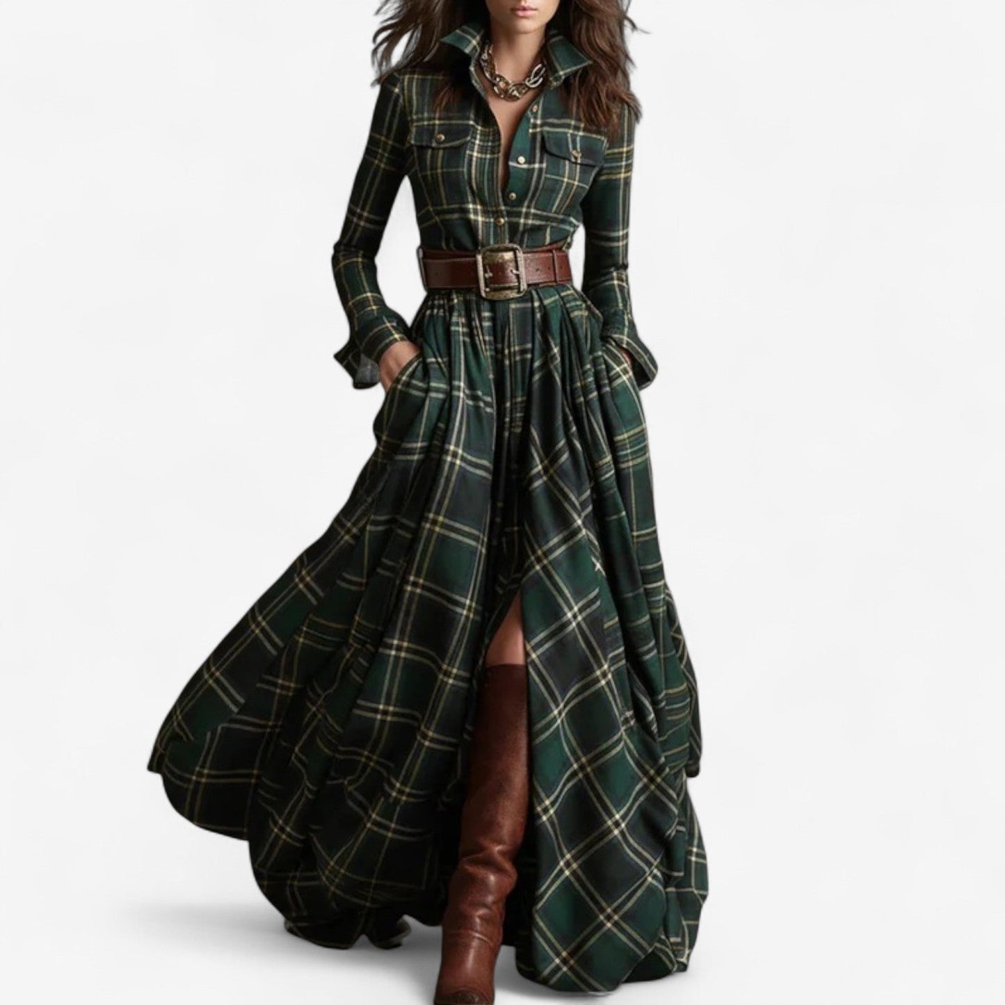 Women's Maxi Dress – Green