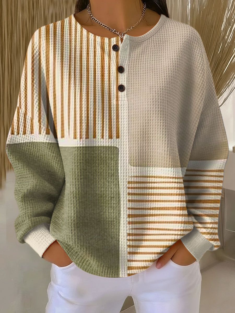 Women's Long Sleeve Sweater – Multicolour