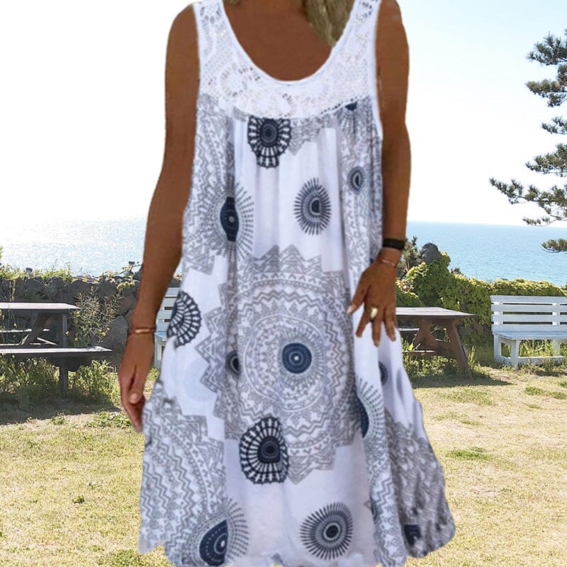 Women's Midi Dress – White