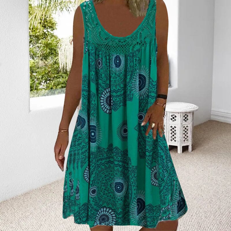 Women's Midi Dress – Green