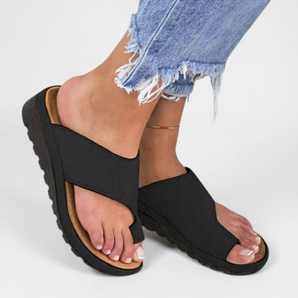 Women's Orthopedic Sandals – Black