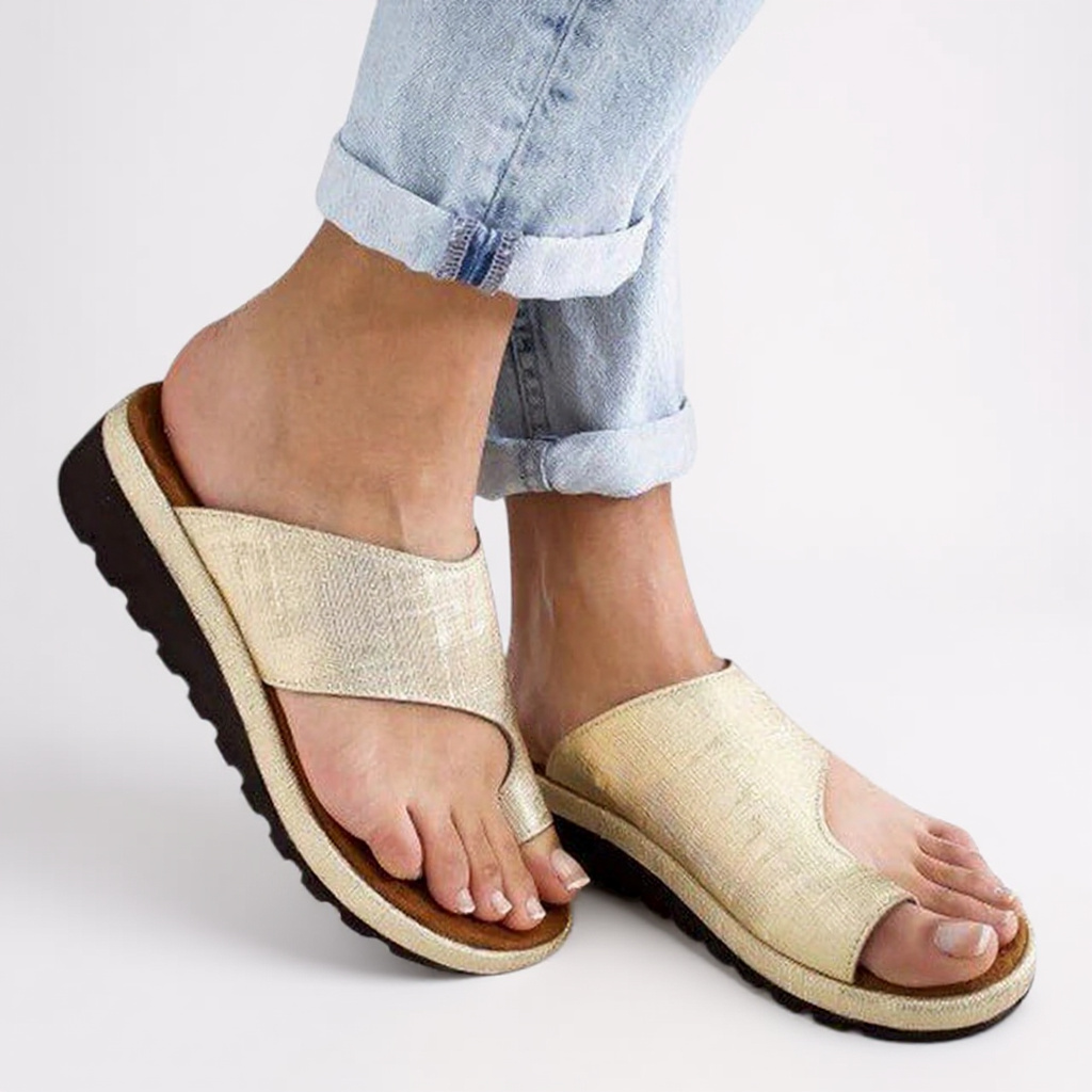 Women's Orthopedic Sandals – Gold