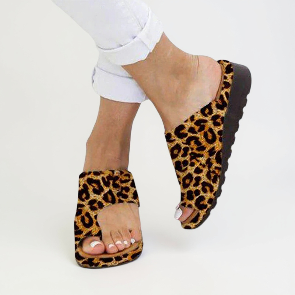 Women's Orthopedic Sandals – Leopard