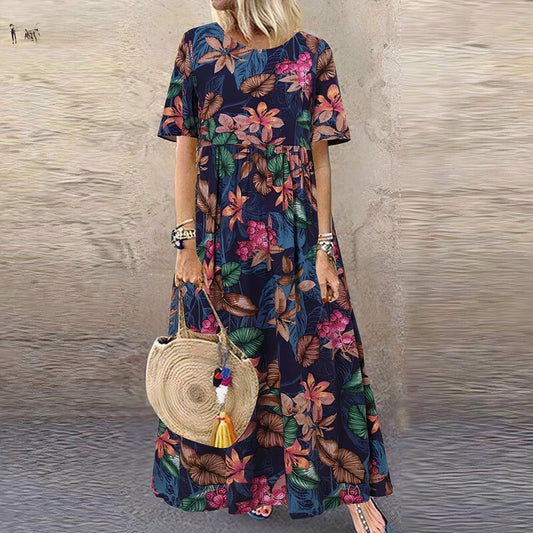 Women's Maxi Dress – Blue
