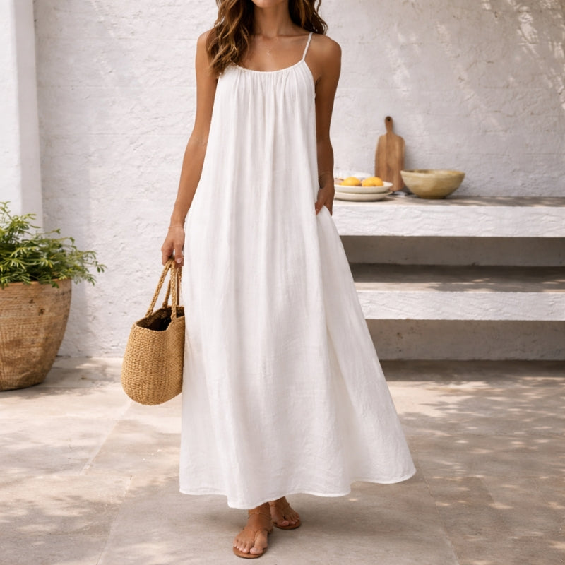 Women's Maxi Dress – White