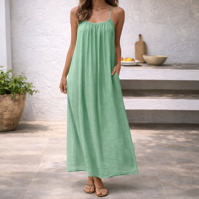 Women's Maxi Dress – Turquoise