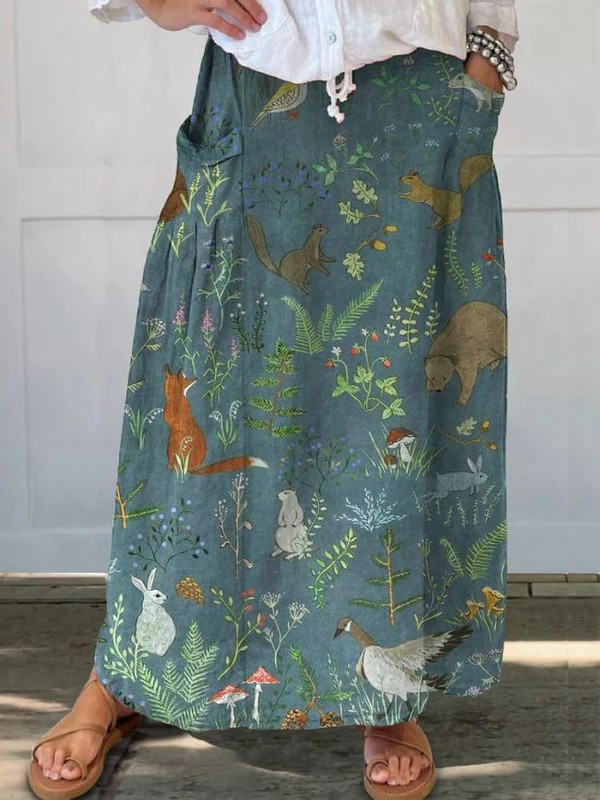 Women's Maxi Skirt – Green