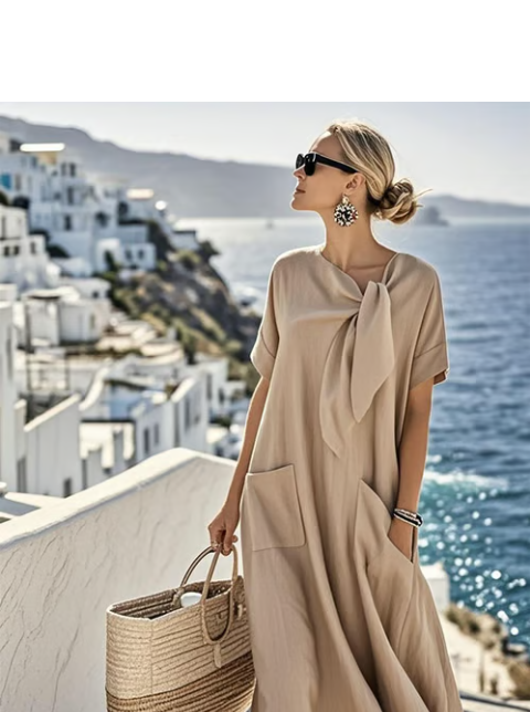 Women's Maxi Dress – Khaki