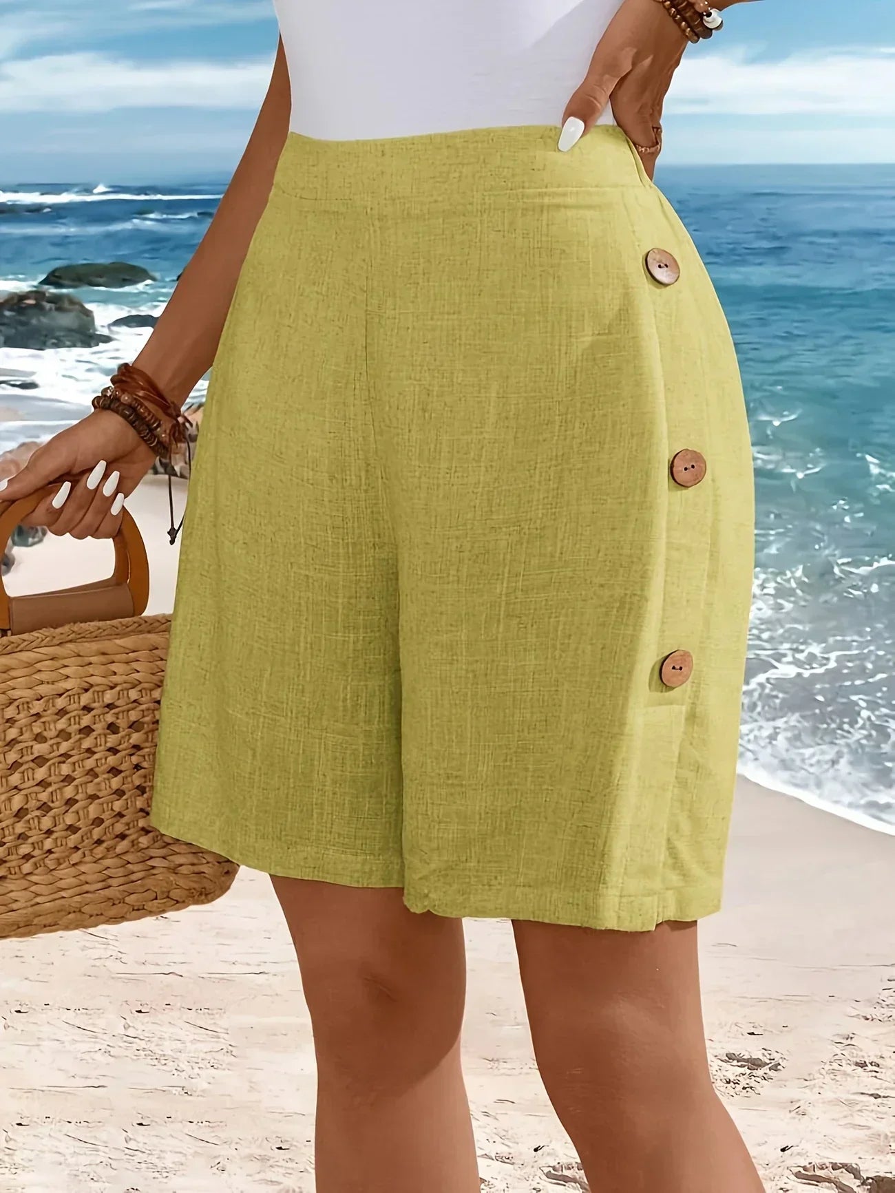 Women's High Waist Shorts