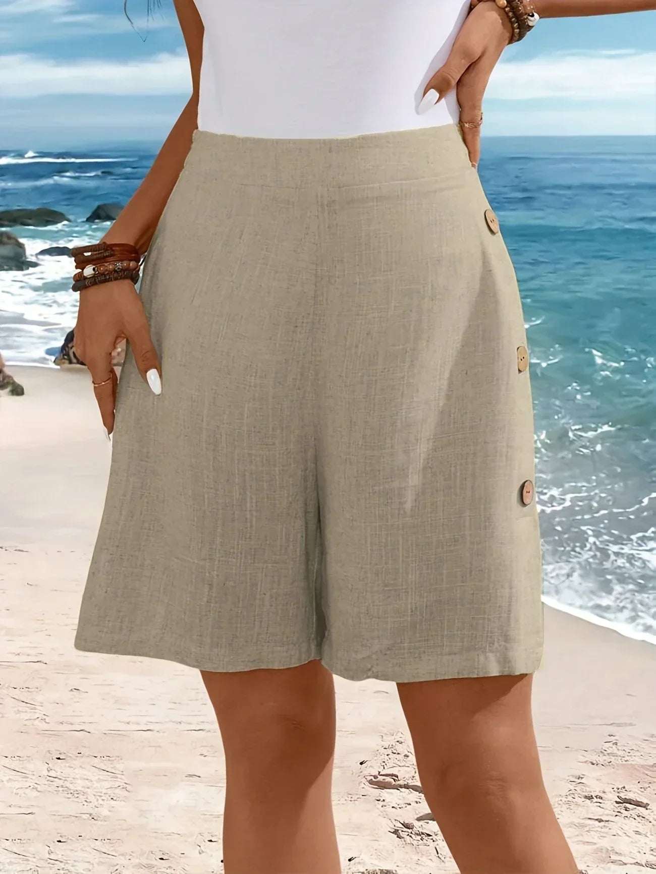 Women's High Waist Shorts