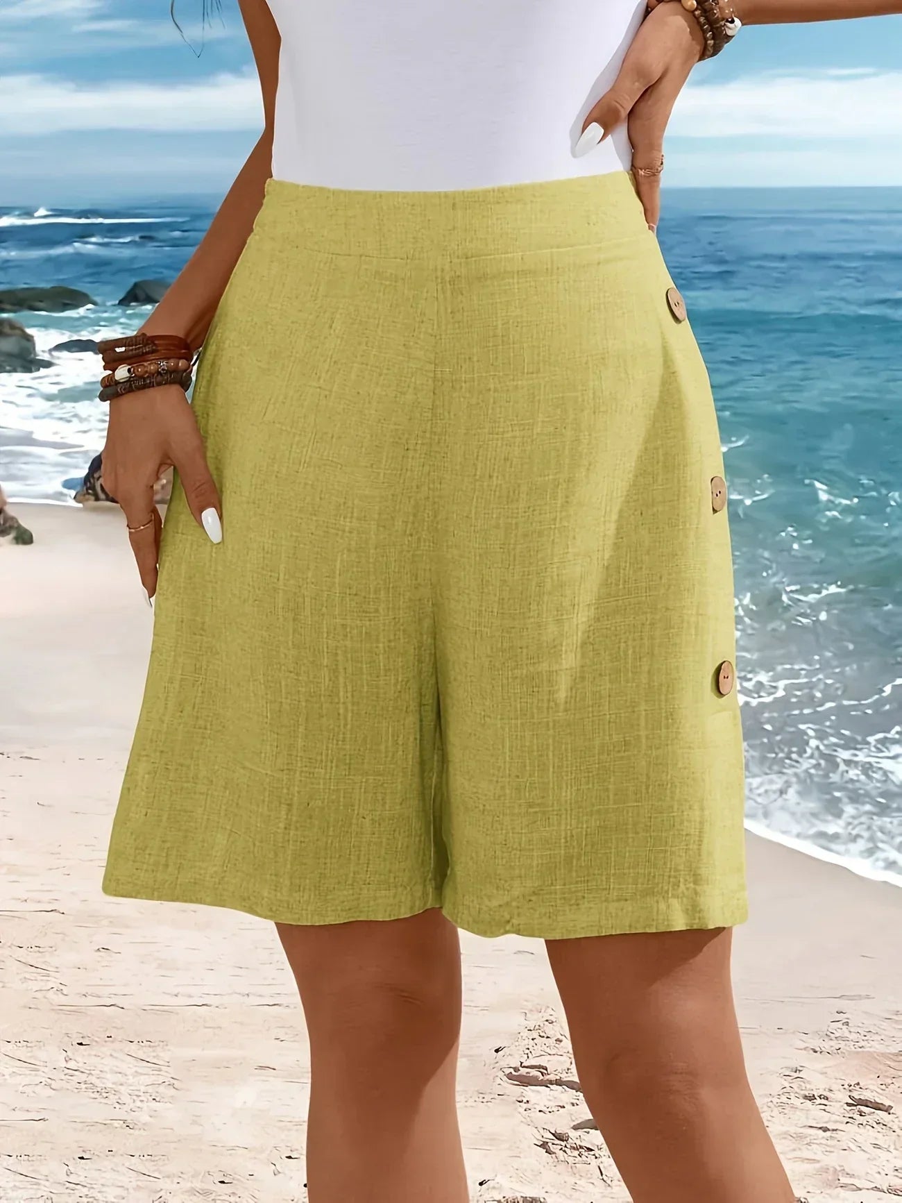 Women's High Waist Shorts