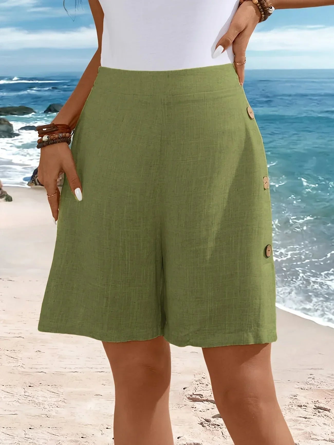 Women's High Waist Shorts