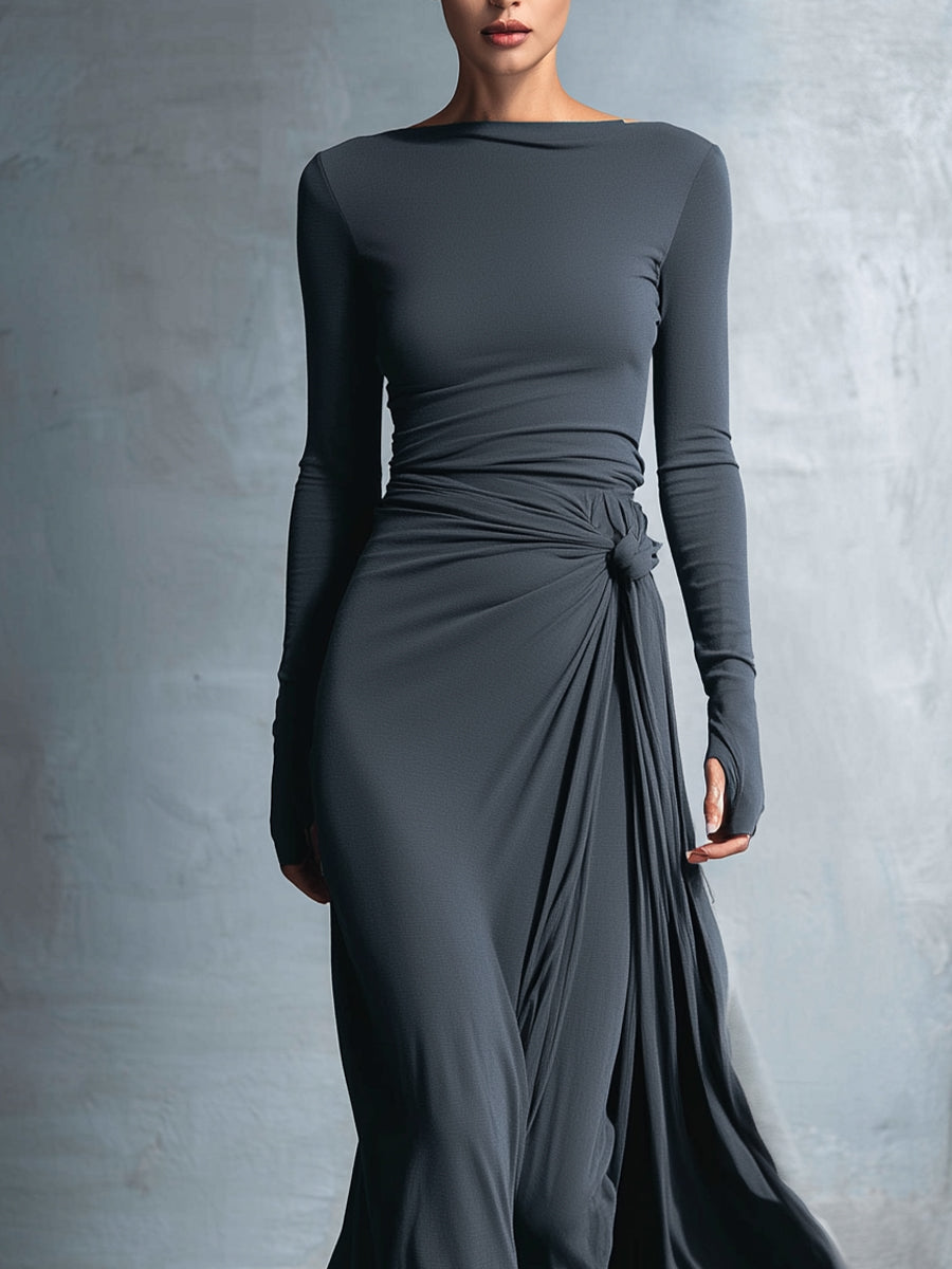 Women's Wrap Maxi Dress