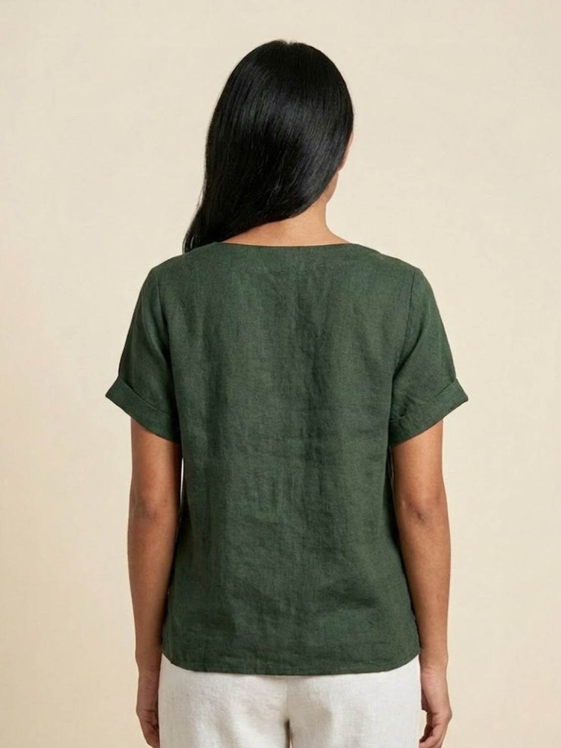 Women's Short Sleeve Blouse