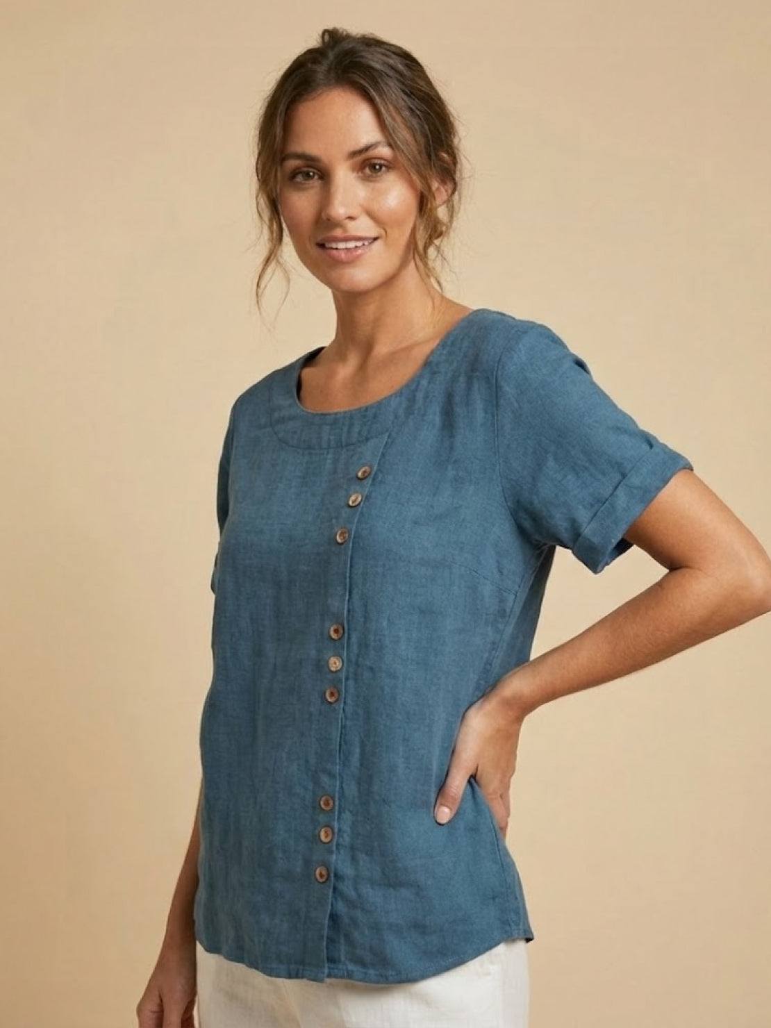Women's Short Sleeve Blouse