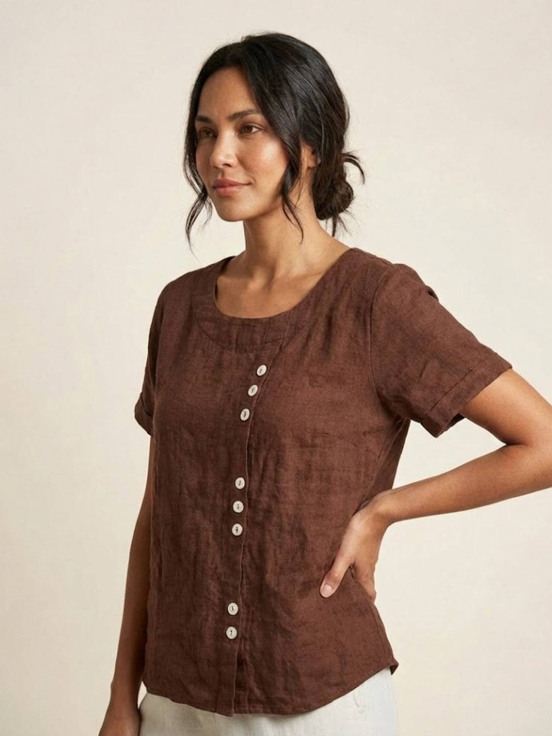Women's Short Sleeve Blouse