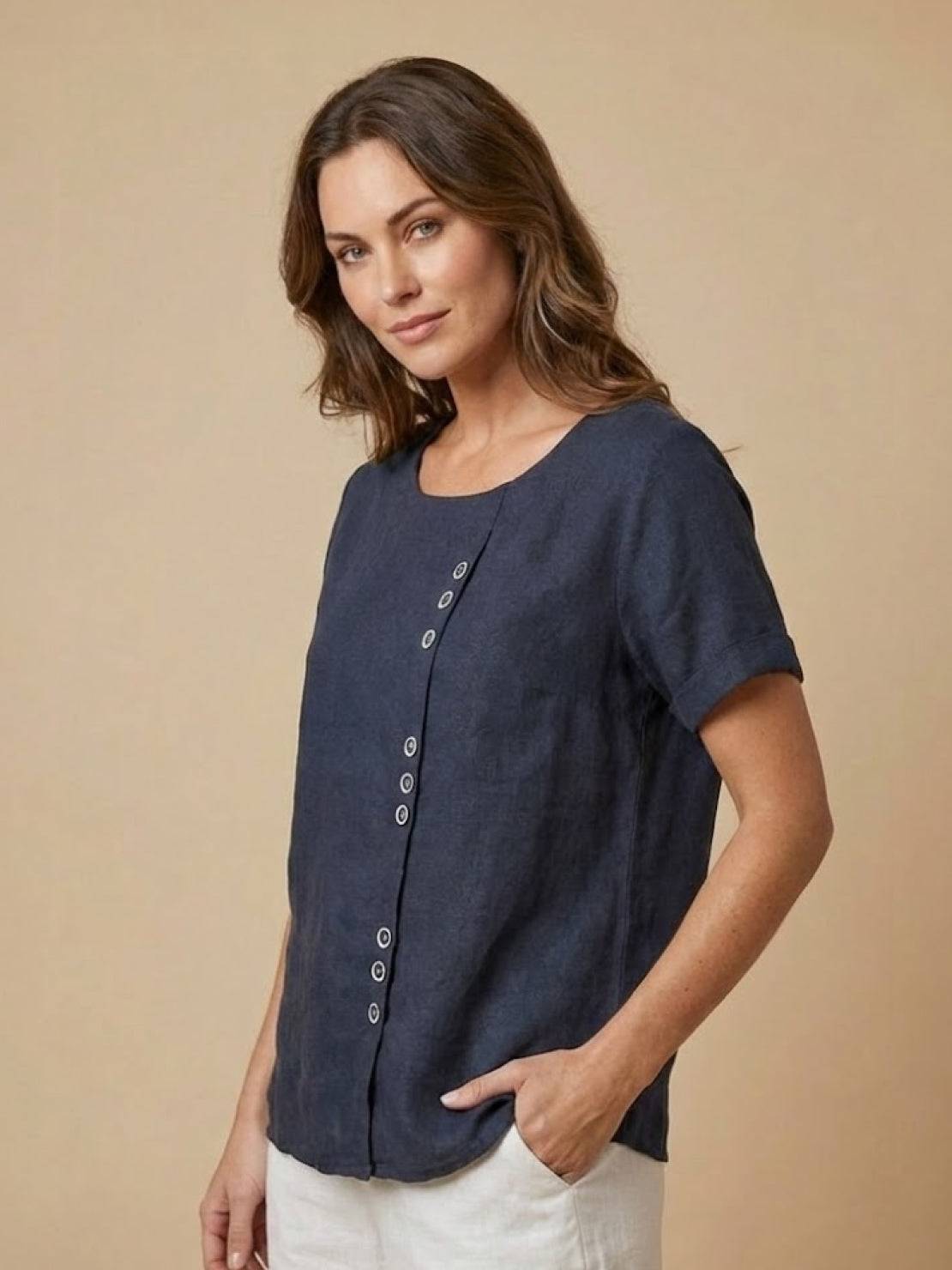 Women's Short Sleeve Blouse